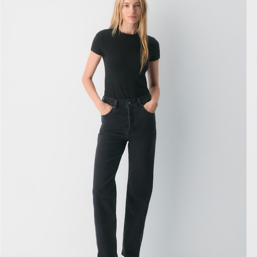 Aritzia Black Straight Leg Women's Jeans